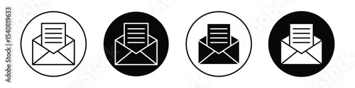 Envelope open icon