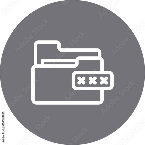 Folder single icon vector illustration