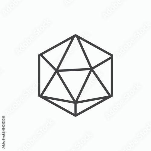 Dice d20 icon