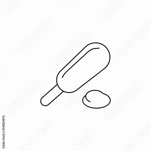corndog sauce icon sign vector