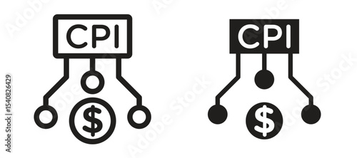 Consumer prices index icon