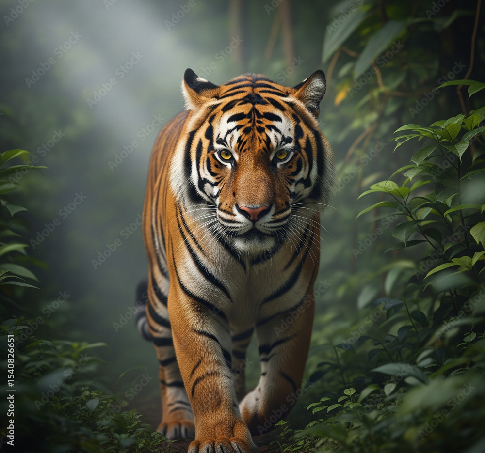 Obraz premium Espèce de tigre éteinte 