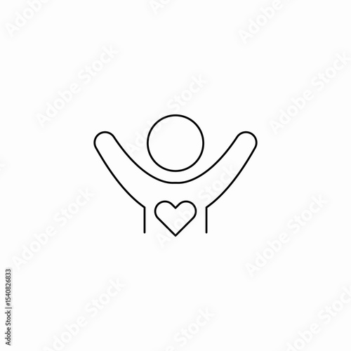 love hug icon sign vector