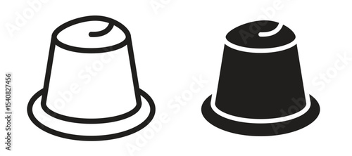 Coffee capsule icon