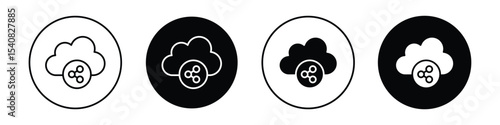 Cloud share icon