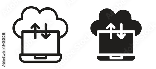 Cloud computing icon
