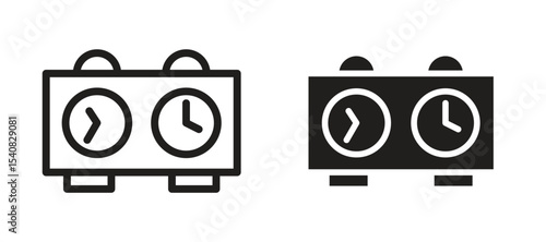 Chess clock icon