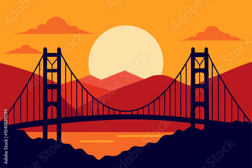 golden gate bridge at dusk
