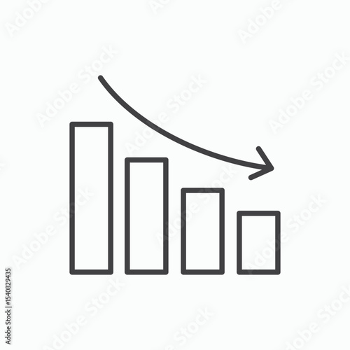 Chat arrow down icon