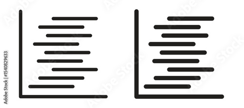 Chart gantt icon