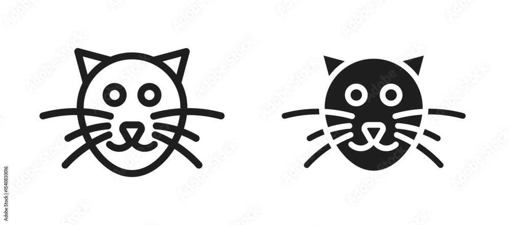 Fototapeta premium Cat icon