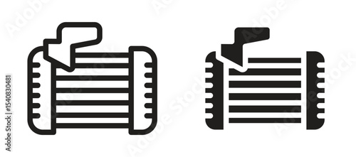 Car alternator icon