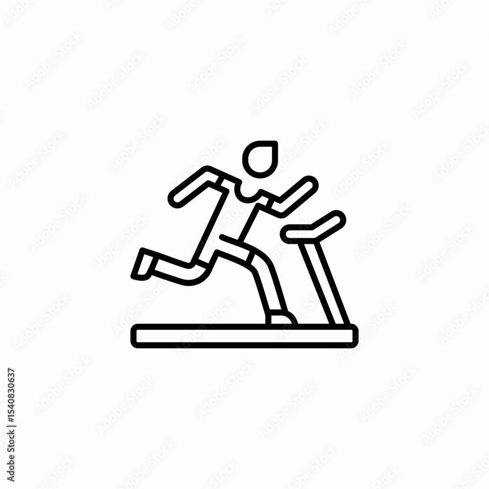 cardio training icon sign vector cardio training icon sign vector