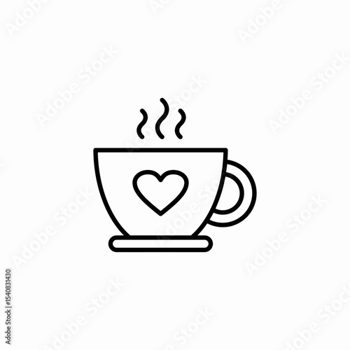 favorite drink icon sign vector