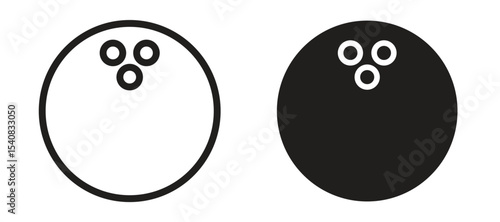 Bowling ball icon