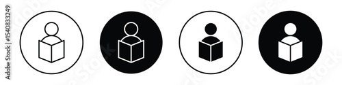 Book open reader icon