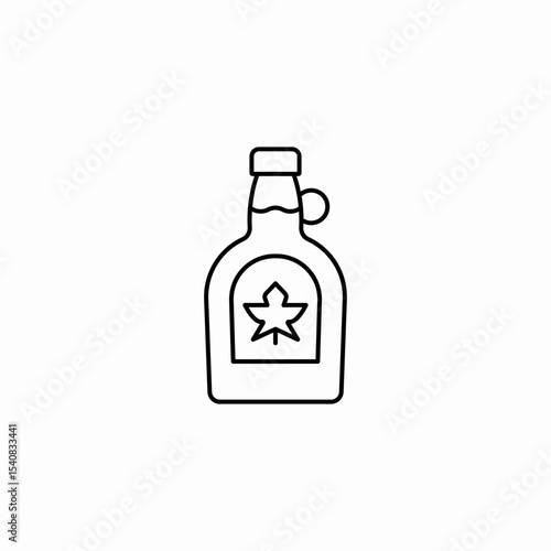 maple syrop icon sign vector