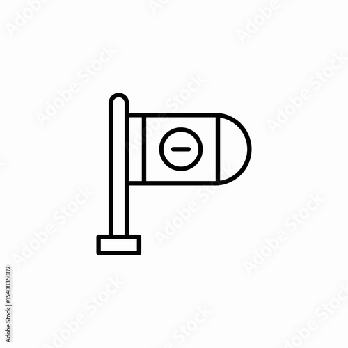 road signage blocked icon sign vector