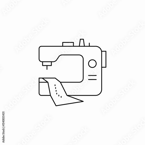 sewing machine icon sign vector