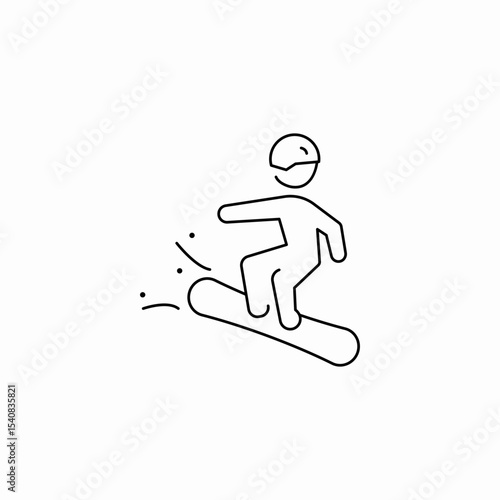 skiing sport icon sign vector