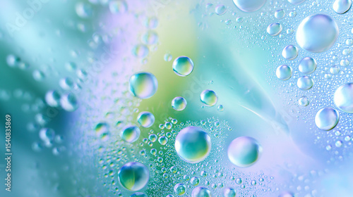 Wallpaper Mural Close-up of clear water droplets clinging to a smooth, undulating surface with a soft, blurred background.
 Torontodigital.ca