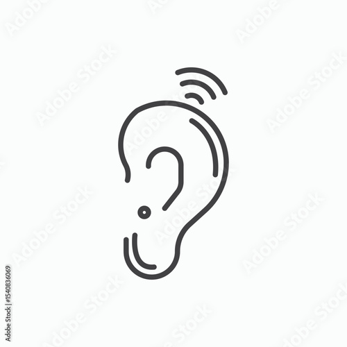 Assistive listening systems icon