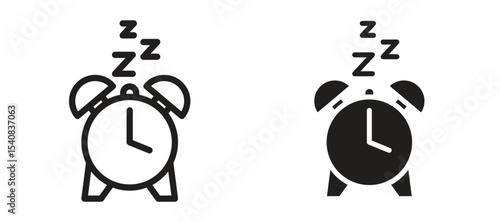 Alarm snooze icon