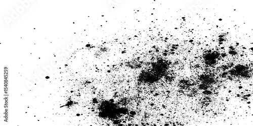 grunge dust texture on a clean white background, scattered particles, scratches, distressed and vintage look, soft shadows, subtle noise, realistic dust and dirt speckles, monochrome.