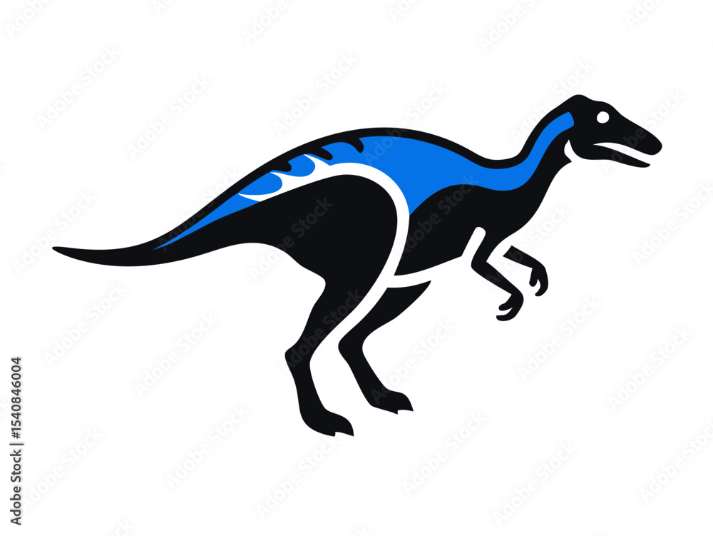 Obraz premium Dinosaur logo Set