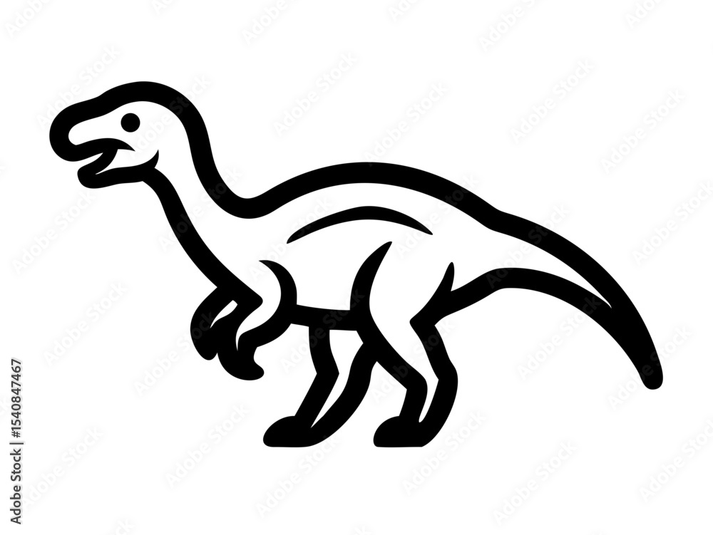 Fototapeta premium Dinosaur logo Set