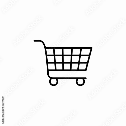 shopping cart icon sign vector