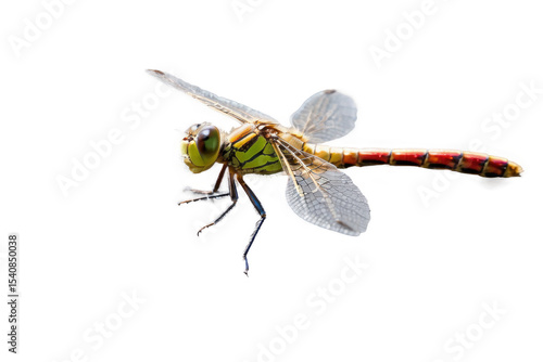 Dragonfly Close Up Isolated on Transparent PNG Image