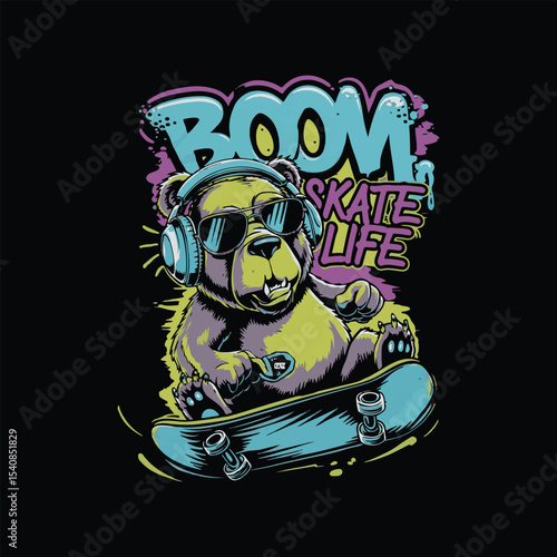 skating t shirt design