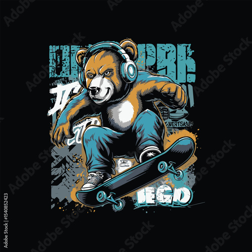 skating t shirt design