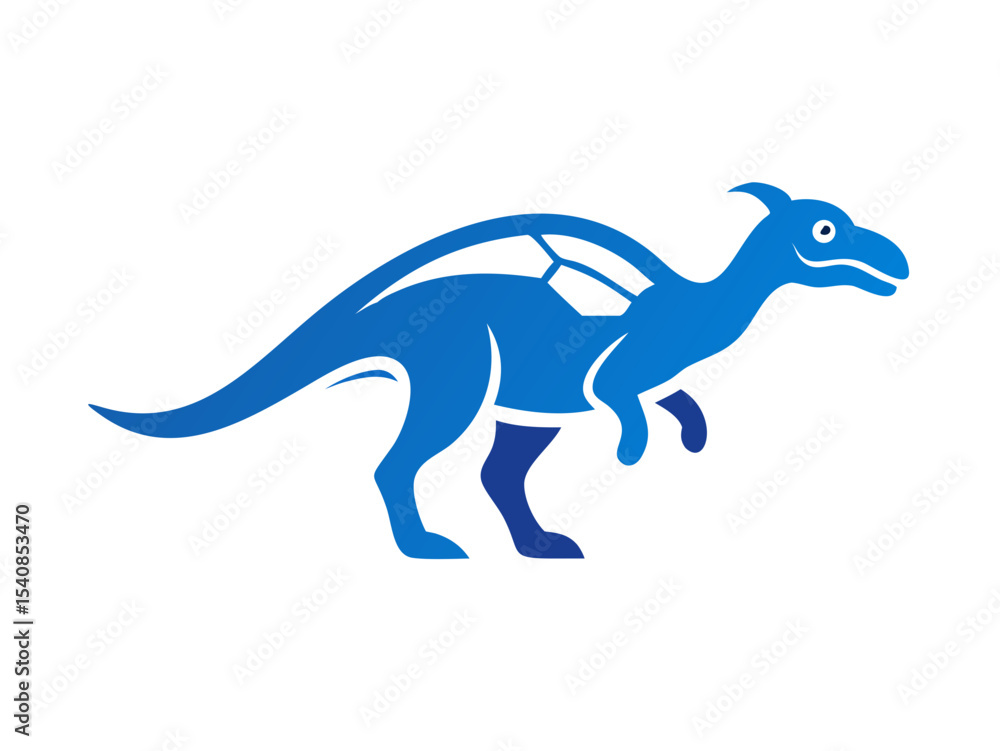 Fototapeta premium Dinosaur logo Set