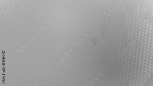 Halftone abstract background with polka dot pattern in grey and white. Clean and modern design perfect for flyers, digital posters, and business presentations.

