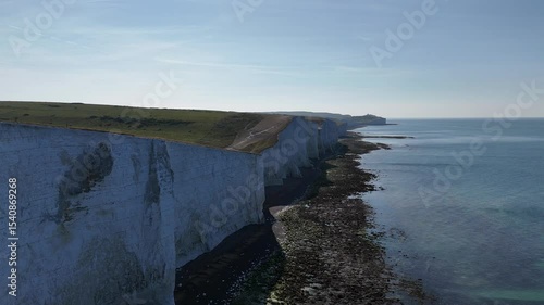 Cuckmere haven beach towards Seven Sisters East