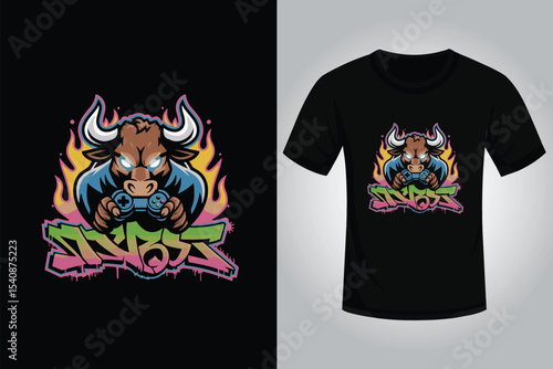 Gaming  T-Shirt Graphic for Video Game Lovers