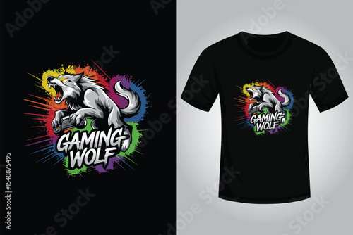 Gaming  T-Shirt Graphic for Video Game Lovers