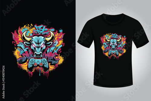 Gaming  T-Shirt Graphic for Video Game Lovers