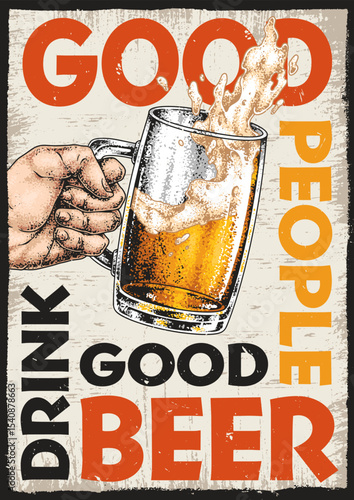 Good people enjoy quality beer in local bar