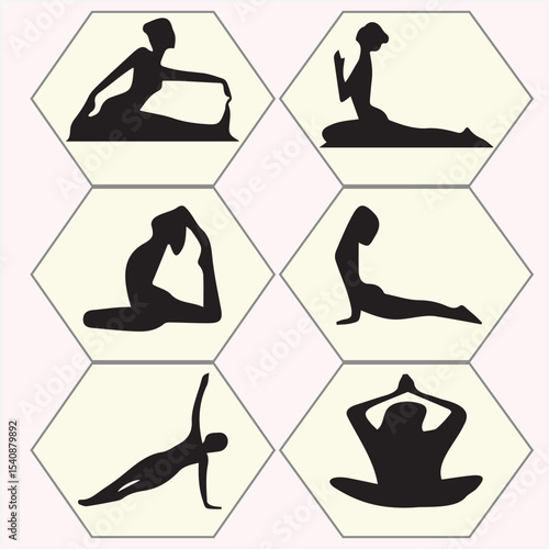 yoga vector set eleven