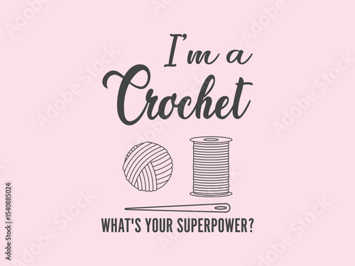 Crochet superpower tee design proud hooker shirt for craft lovers