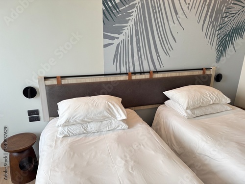Modern Hotel Room with Twin Beds at Jonox Hotel, Karon Beach, Phuket