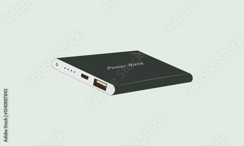 Power bank vector design