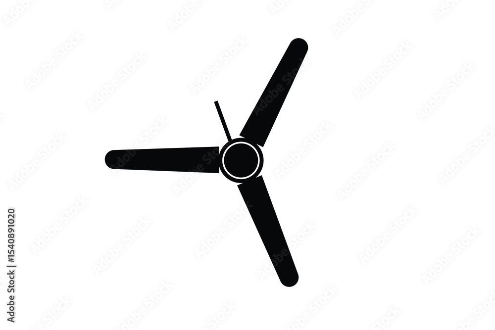 wind turbine on white background black white line art and vector illustrations design wind turbine on white background black white line art and vector illustrations design