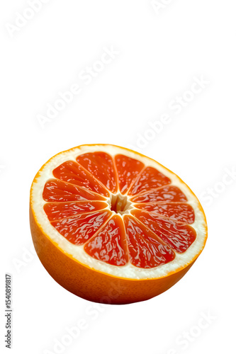 slice of orange isolated