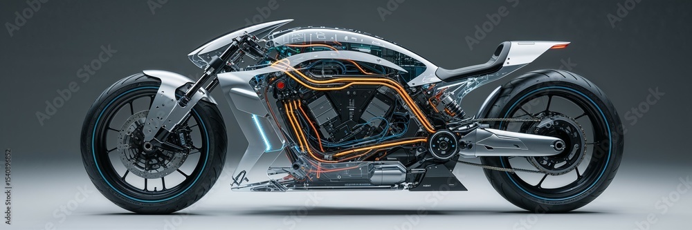 A1 Zukünftige Motorrad Futuristisch A1 Zukünftige Motorrad Futuristisch