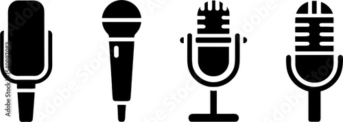 Classic Retro Microphones Audio Recording Podcast