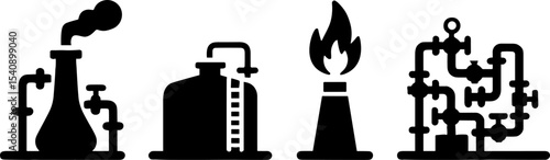 Industrial Oil Refinery Equipment Factory Processs